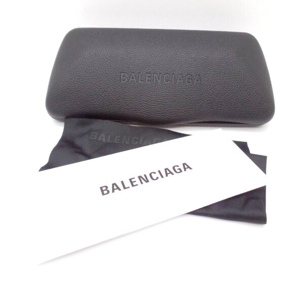 NEW BB0350S 001 BALENCIAGA BLACK UNISEX CAT EYE SUNGLASSES - Picture 4 of 4